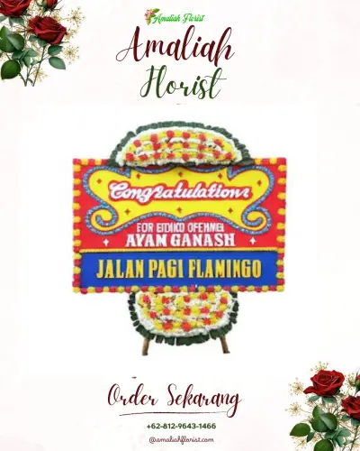 Bunga Papan Congratulation di Ligung